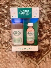 Mario Badescu THE ICON SET Drying Lotion Facial Spray FULL SIZE NIB
