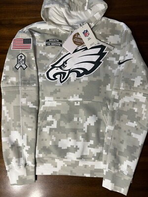 100% AUTHENTIC Nike Philadelphia Eagles 2024 Salute to Service Hoodie Medium M