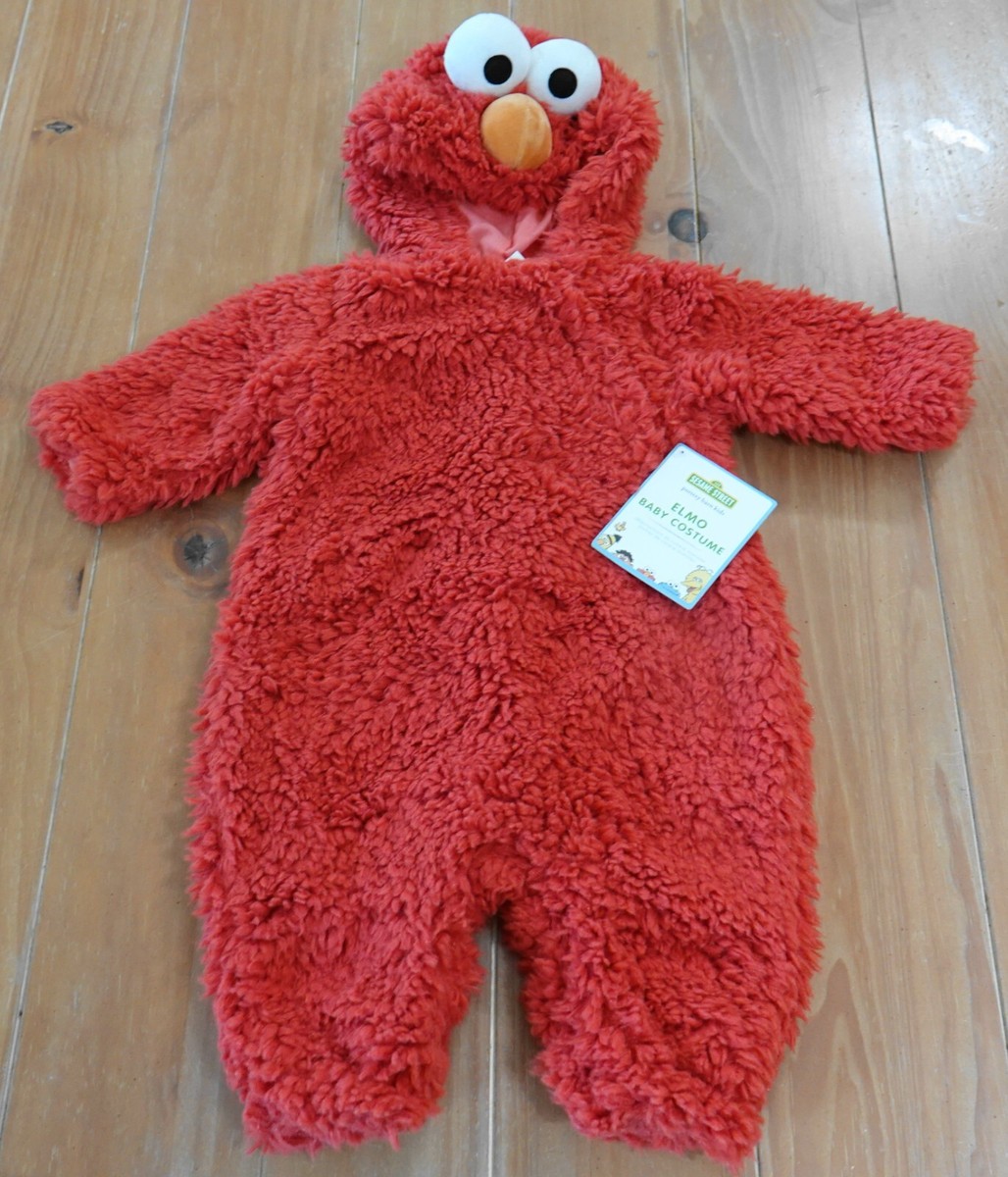 New Pottery Barn Kids BABY ELMO Sesame Street Costume Infant 12-24