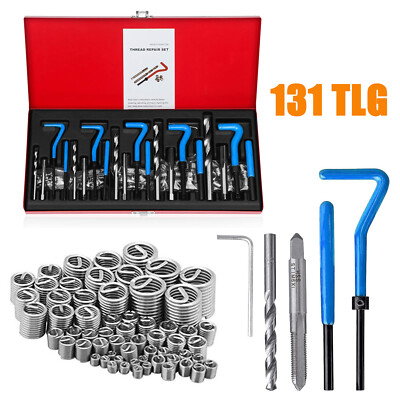 131tlg Gewinde Reparatursatz Reperatur Set Helicoil Instandsetzung Kit M5 - M12