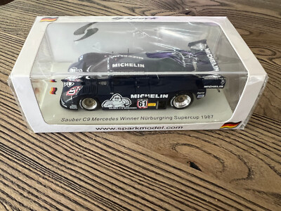 Sauber C9 Mercedes (1987) Nürburgring Supercup - Miniature Spark 1/43 Neuve