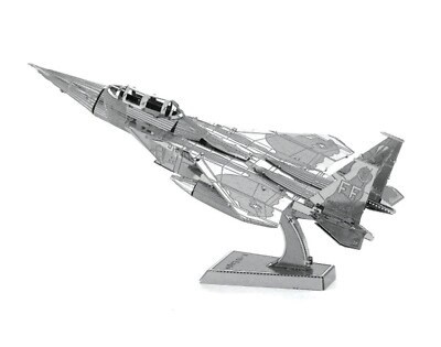 Metall Modellflugzeug F-15 Eagle Flugzeug Jet 3D Laser Cut Blech DIY Kit Geschenk