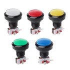Illuminated Push Button Arcade Machine Game Consoles Parts 12V Lamp 45mm Buttons