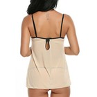 Womens Sexy Lace Cup Babydoll Lingerie Sleepwear Nightwear Dress + G-string Set — photo 4