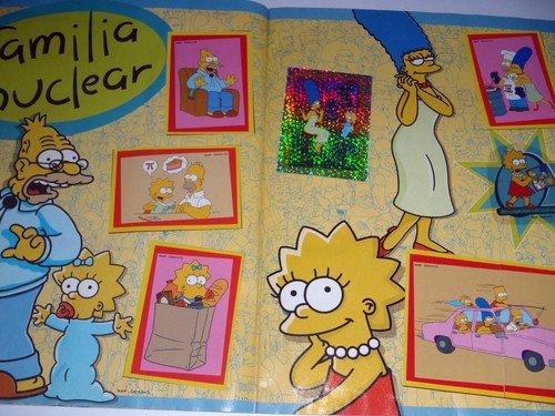 2003 THE SIMPSONS SPRINGIELD USA IV COLECCION STICKERS ALBUM XRARE ARGENTINE Ed. - Picture 5 of 16