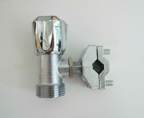 GARDEN TAP KIT WITH BRASS TAP, WALL PLATE TUBE, HOSE, SEF CUTTING TAP, ISO VALVE - Picture 2 of 7