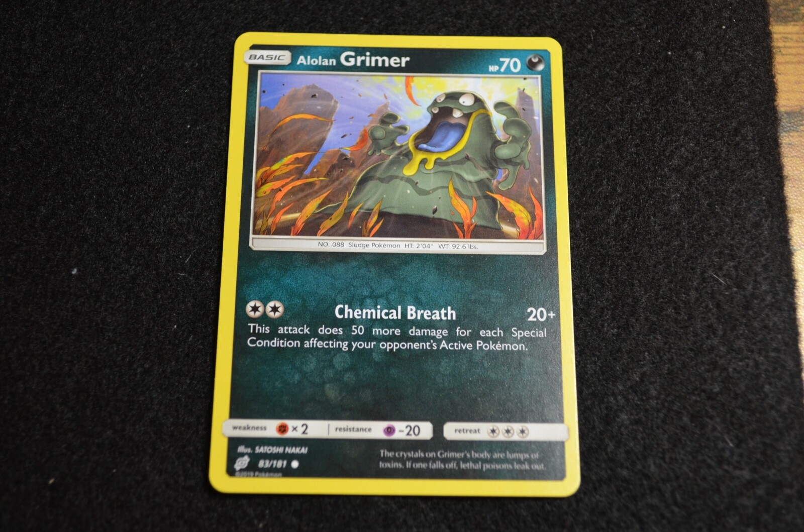 Pokemon ALOLAN GRIMER Sun & Moon Team Up 83/181 NM/Mint Never Played Cards