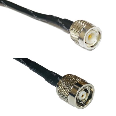 RFC240UF TNC MALE to RP-TNC MALE Coax RF Cable USA-Ship Lot