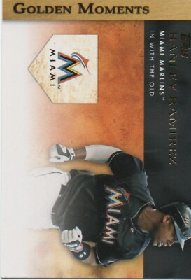 2012 Topps Baseball GOLDEN MOMENTS #25 Hanley Ramirez Miami Marlins Insert 17