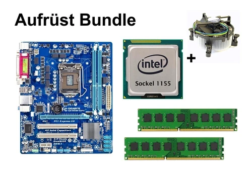 Aufrüst Bundle - Gigabyte H61M-S2PV + Intel i3-3220T + 8GB RAM #89537
