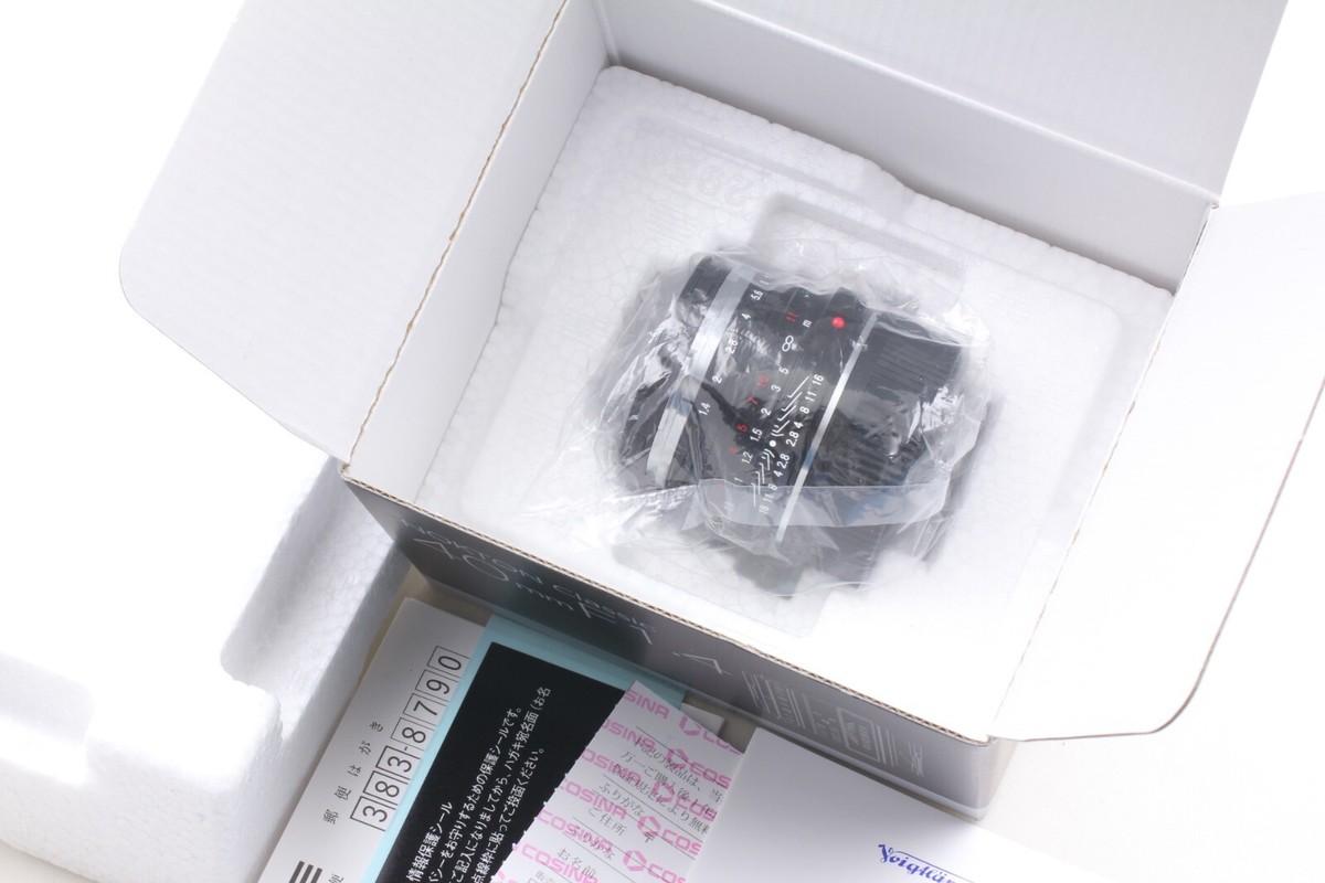 【ほぼ未使用】NOKTON Classic 40mm F1.4 SC VM Review: Voigtländer VM 40mm 1.4 Nokton MC - phillipreeve.net