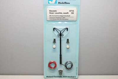 Viessmann 6715 Nostalgic Lamp 2-Flame H0 Scale Original Packaging