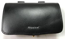 CIVIL WAR US CSA PISTOL REVOLVER .36 Caliber AMMO AMMUNITION POUCH-BLACK LEATHER