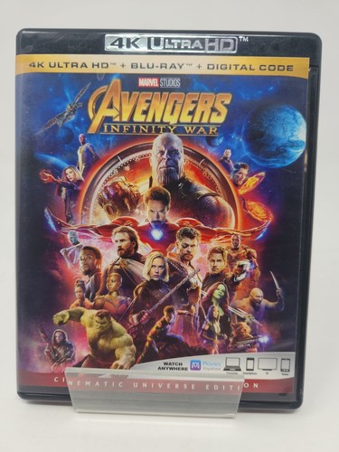 Avengers: Infinity War (Ultra HD, 2018) 4K UHD Bluray Movie MCU NO DIGITAL CODE