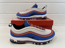 Nike Air Max 97 Multicolor White Black Active Fuchsia CW6992-100 Men's Size 10.5