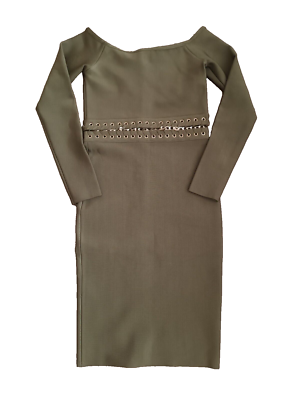 House Of CB London Size M Bodycon Dress Dark Green | eBay