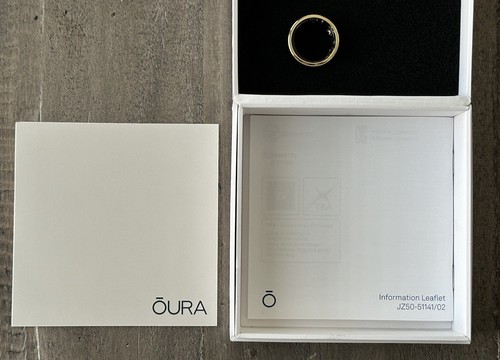 Oura Wellness Ring Gen 3 Horizon Gold Größe US 8 Oura App erforderlich, offene Box - Bild 3 von 13