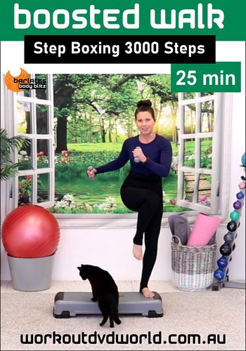 STEP BOXING CARDIO SCULPT DVD / BOOSTED WALK 3000 STEP BOXING DVD - 第 1/1 張圖片