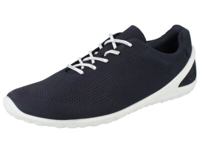 ECCO Biom Lite W Damen Schnürhalbschuhe Halbschuhe Sneaker blau marine Nubuk