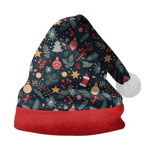 Merry Christmas Santa Claus Hat Happy New Year Christmas Party 3D Print Xmas Hat - Picture 15 of 15