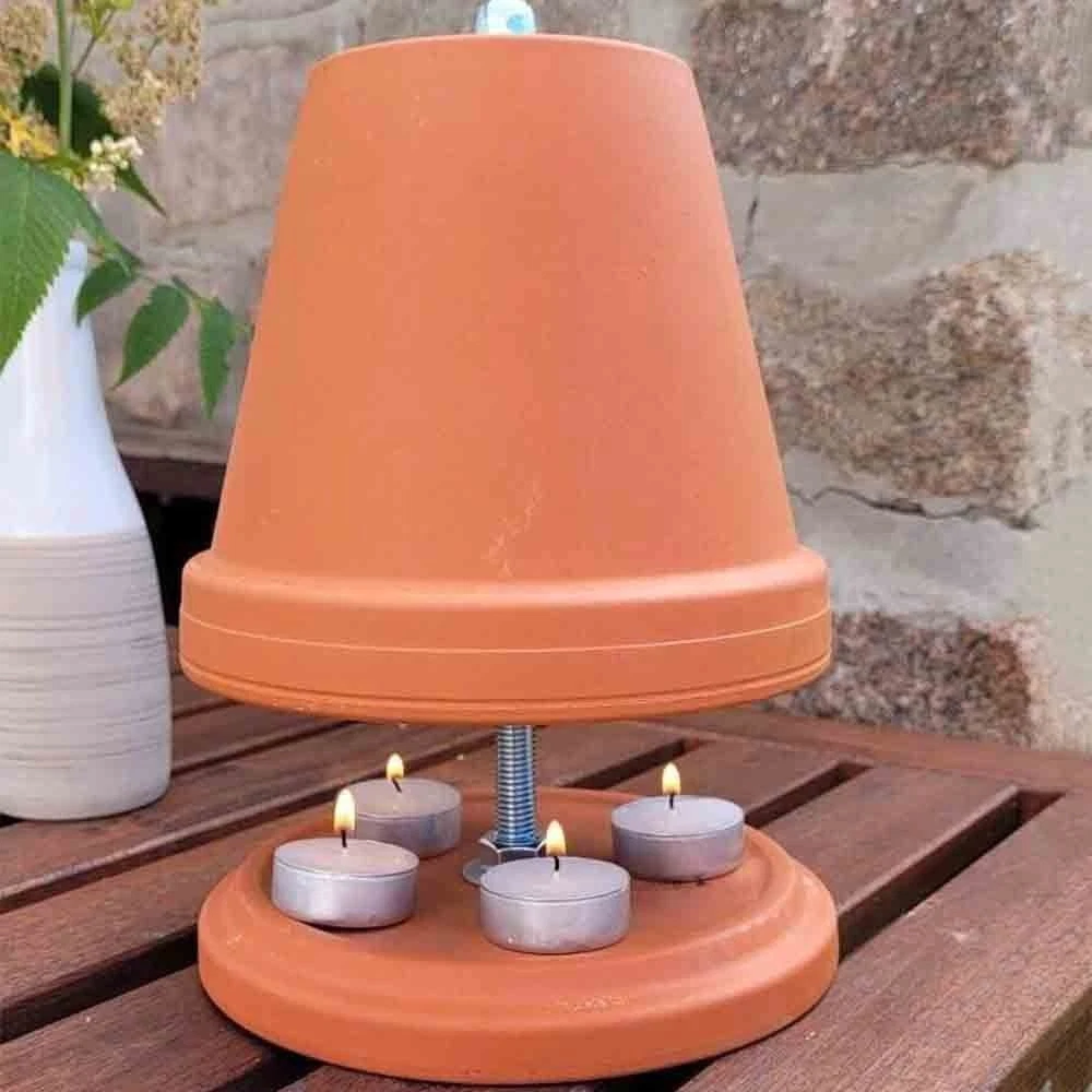 Saving Hand Warmer Eco Terracotta Heater Eco Tea Light Heater Storage  Heaters 679211471789 | eBay