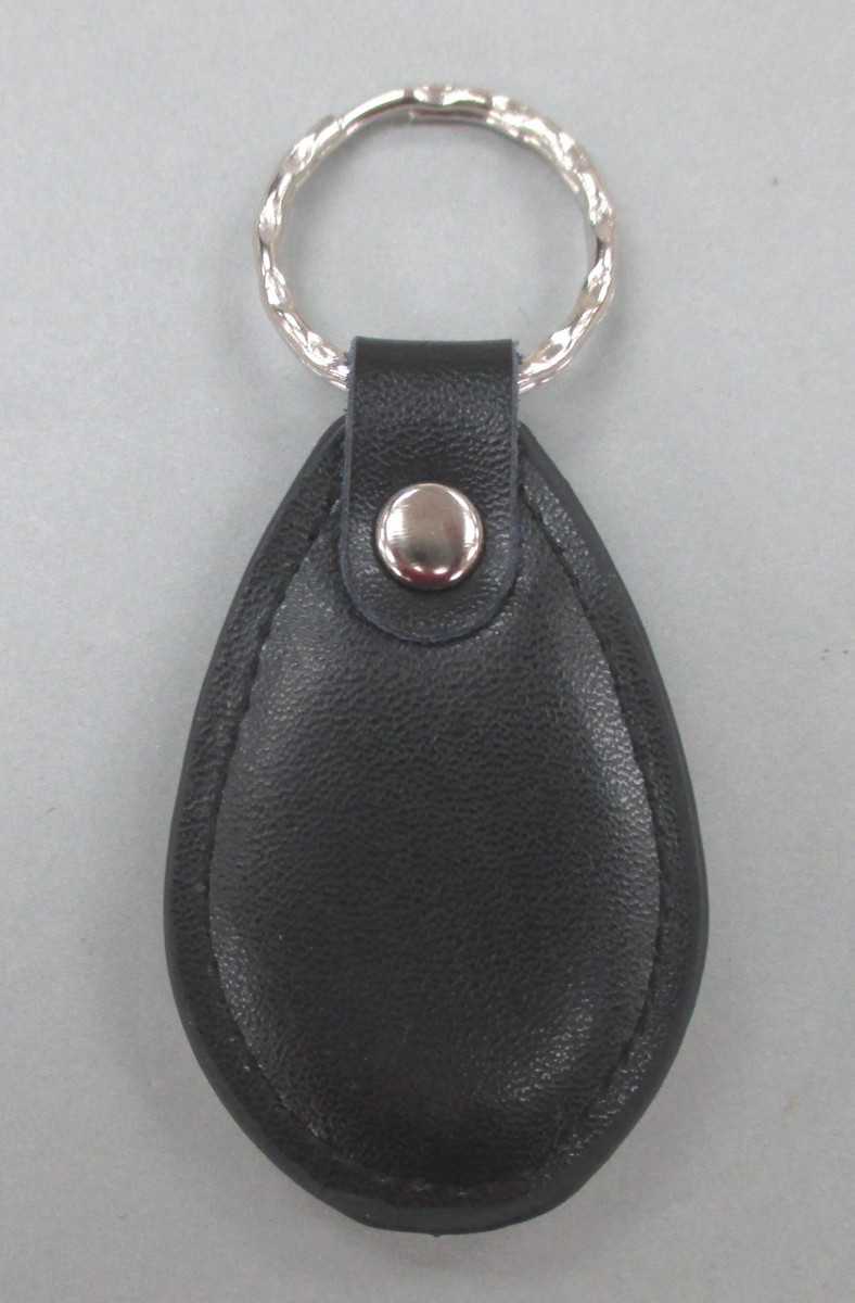 Blue Buick RIVIERA 1264 Mini Steering Wheel Leather Key Ring 1983