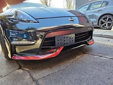 Bumper Tow Hook License Plate Mount Bracket For Nissan 370Z / Nismo 2009-2021 