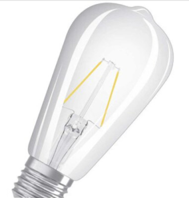 6 x Osram LED Star Edison 25 Leuchtmittel Filament E27 / 2,5 W / 250 lm, 660947