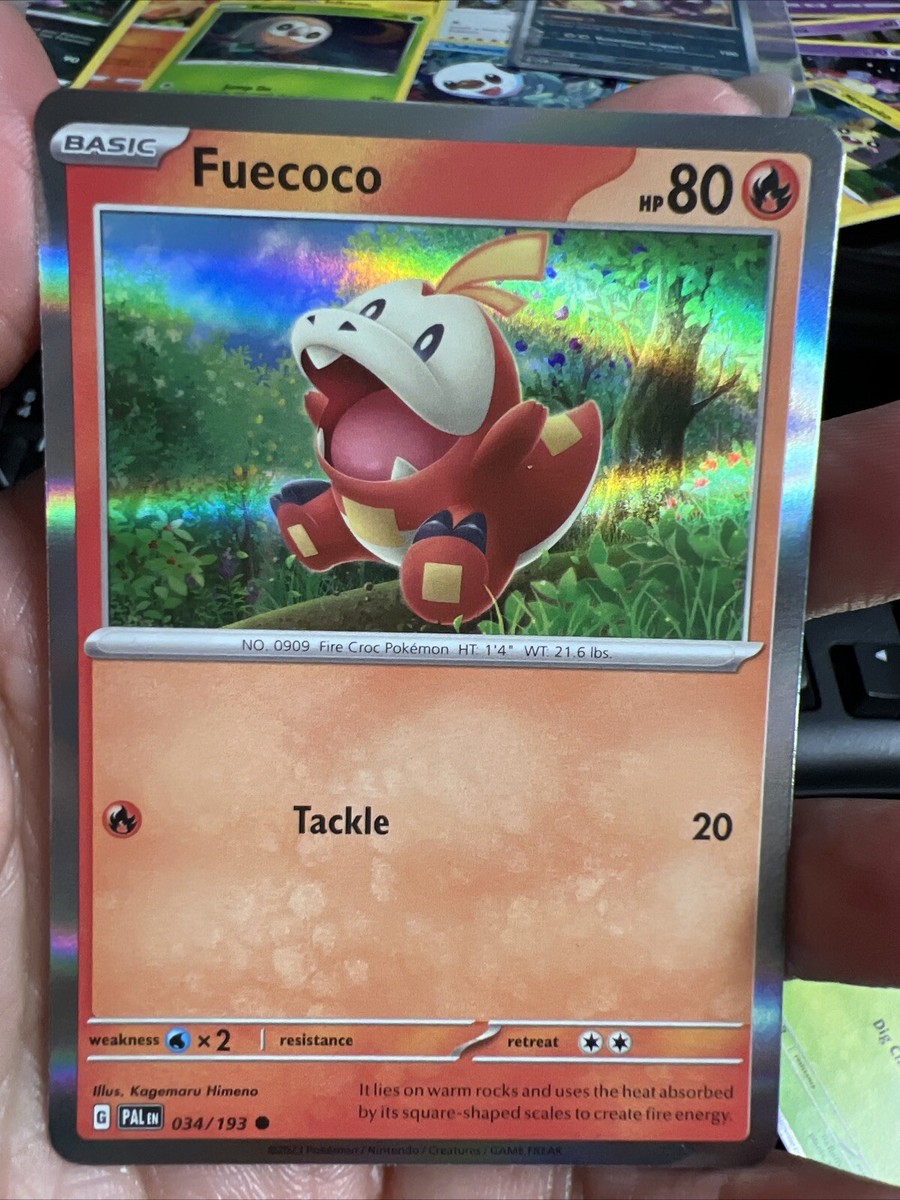 Fuecoco 34/193 Holo Promo Scarlet & Violet (Paldea Evolved) Pokemon Card