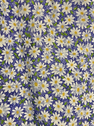 Sleeveless Sun Dress Summer Smock Purple White Daisies Girls 4 - Picture 3 of 3