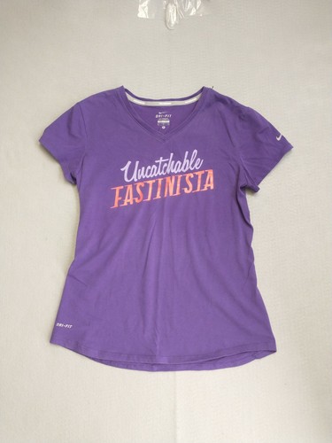 Nike Womens Top Small Purple Dri Fit 