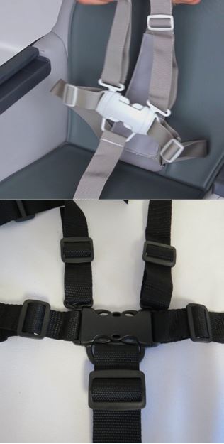NEW Baby High Chair Seat 5 Point Harness Clip Replacement for Peg Perego Tatamia NEW Baby High Chair Seat 5 Point Harness Clip Replacement for Peg Perego Tatamia