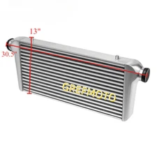 30.5*13*3.3" FMIC Front Mount Intercooler Aluminum Tube&Fin Turbo Universal