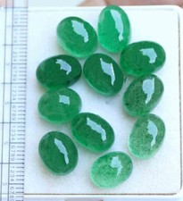 57.60 Cts Natural Green Aventurine Loose Gemstone Oval Cabochon Lot