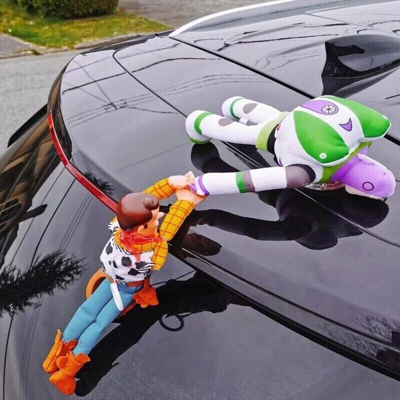 2023 heiße Spielzeug geschichte Hot Sherif Woody Buzz Lightyear Auto puppen  Plüschtiere außerhalb hängen Spielzeug niedlichen