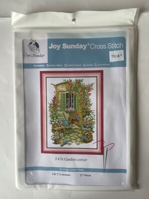 Joy Sunday Kreuzstich-Set - Gartenecke F476