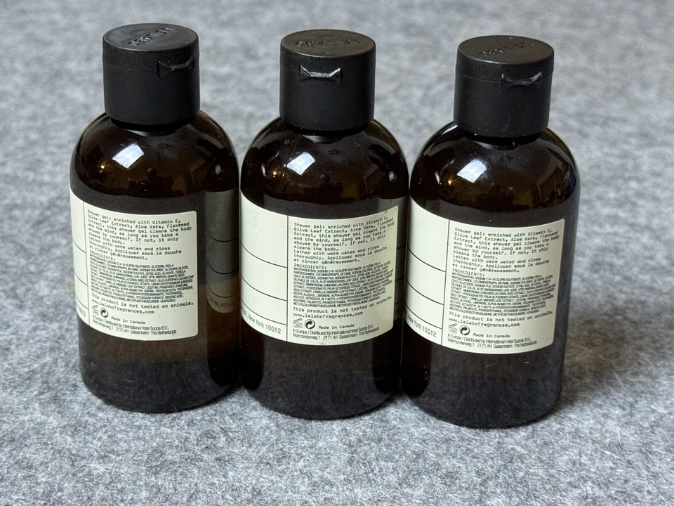 Gel de ducha Le Labo Rose 31 tamaño de viaje 90 ml - 3 fl OZ lote de 3 NUEVO Foto 2 de 3