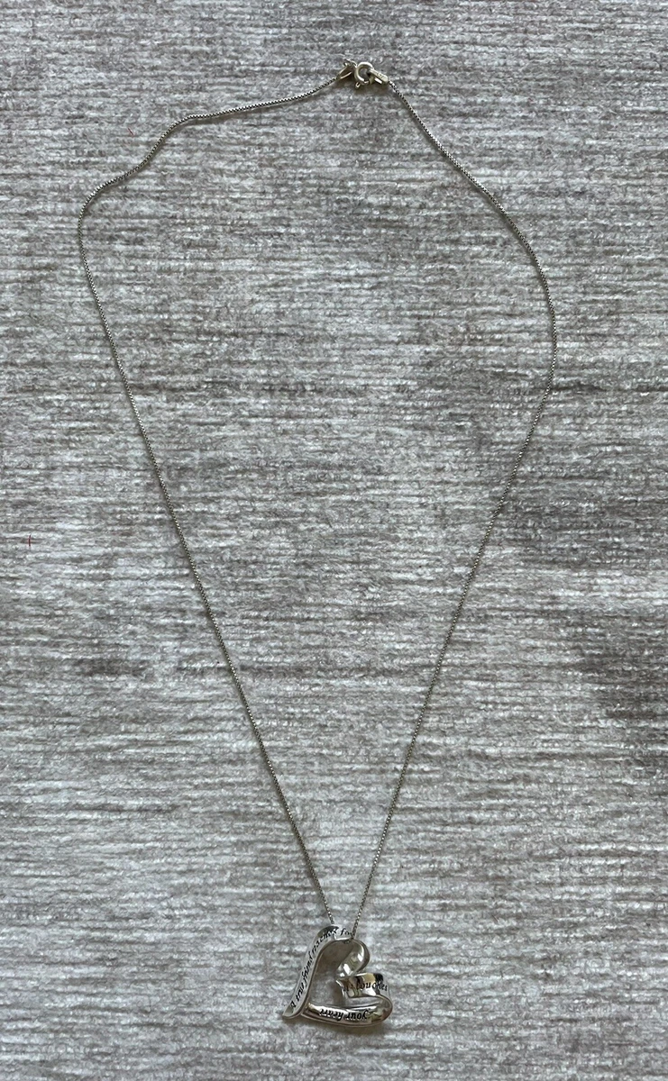 925 la heart necklace sale