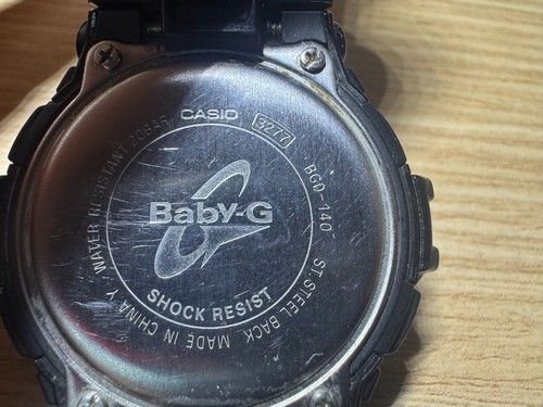 -RARE- Casio Baby-G Watch BGD-140 BGD-140-1B BGD140 1B 3277 G-Shock - Picture 11 of 12