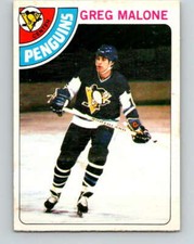 1978-79 O-Pee-Chee #233 Greg Malone  RC Rookie Penguins V24160