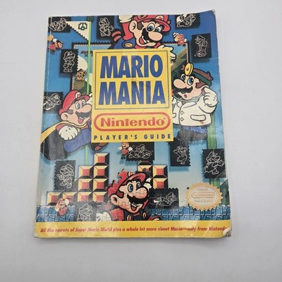 Mario Mania Nintendo Player's Guide Strategy Book Vintage 1991 