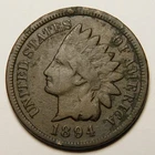 1894 Indian Head Cent Penny  F-Details "Actual Coin Pictured"