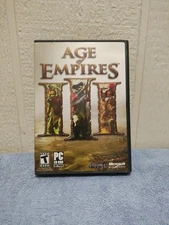 Age of Empires III PC Game Microsoft Ensemble Studios 3 Discs Tested Working