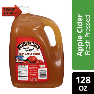 100% Cider, Fresh Pressed, 128 Fl Oz Jug