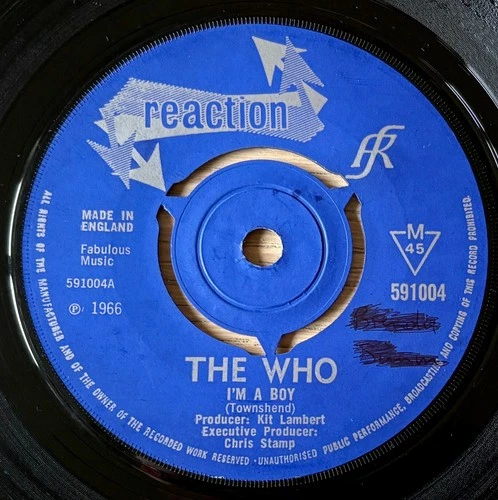 THE WHO I'M A BOY 7" REACTION (1966) EX MOD BEAT ENGLAND