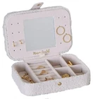 Maison Scarlett Womens Brigitte Teddy Travel Jewellery Box - White