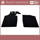 Floor mats for Porsche 914 carpets suede black