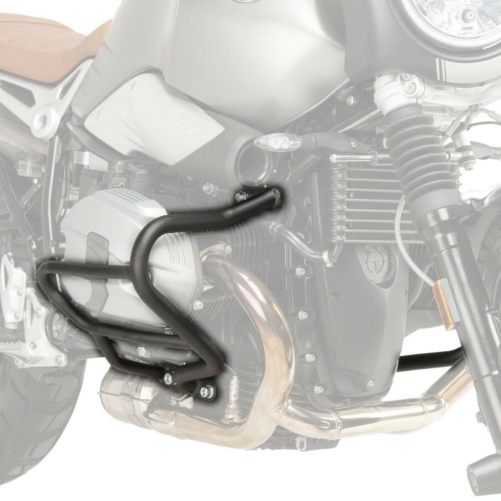 Puig Lower Engine Guards Crash Bars Protectors Black BMW R Nine T 2014 - 2021