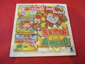 Sonic Shuffle Sega Dreamcast Instruction Manual Booklet ONLY