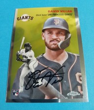 2023 Topps Chrome Platinum Anniversary David Villar RC #48 San Francisco Giants 